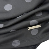 DRAPPING HALTERNECK SLEEVELESS_DOTS