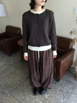 Freon Wool Round Cardigan