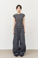 (W) Cap Modal Layered Top