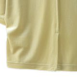 VELVET MOCK NECK SHIRING TOP