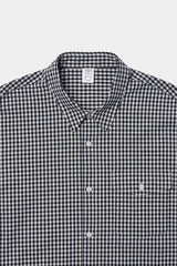 One Pocket Regular Check Shirt (Navy)