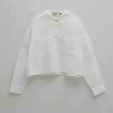 (Z-BL-4134)DAILY SOFT CROP SHIRT
