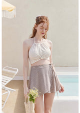 Daisy swim skirts Beige
