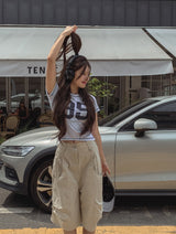 95 ステッチスリムTシャツ