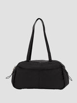 STRING RIBBON DUFFLE BAG BLACK