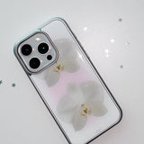 [MADE] オーキッドフォンケース (epoxy silver bumper)