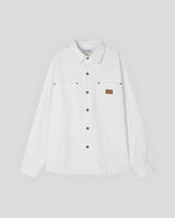 Drain Patch Work Shirt Jacket