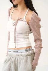 Lit bolero - mauve pink
