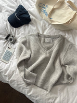 [MADE] FIFTY WOOL V-NECK KNIT