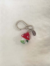 Mushroom keyring