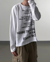 Smash Crop Lettering Long Sleeve