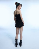 Eyelet 2 - Way Wrap Skirt - Black
