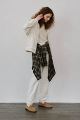 Snow Hood Zip-up (Ivory)