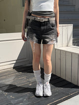 ダメージ ショートパンツ(3color)
