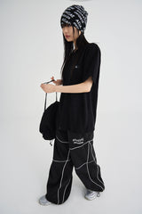 クロームグラフィックTシャツ [ブラック]