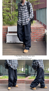 T-Pho バルーンピンタックデニムパンツ