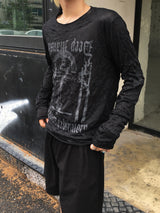 デス ハーレム ギャザー ロングスリーブ 4C