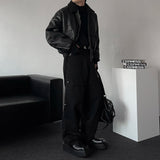 ALL Coyote Sealing Leather Bomber Jacket (2 colors)