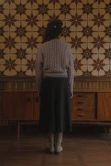 Usual cable knit_pink