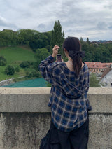 Authentic Hoodie Check Shirt 2C