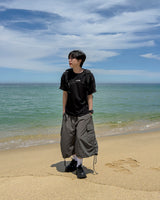 Shuren Shirring Cargo Bermuda Pants