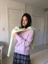 ルエルカシミアVネックニット (4color)