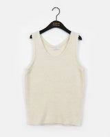 Kissin wool boucle sleeveless layered mini knit dress