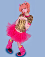 gyaru pop fur leg warmer (9color) 