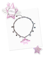 CYBER-STAR GALORE : Necklace ( blue )