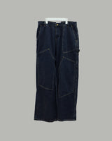 Hunter Rivet Denim Pants (Deep Blue)