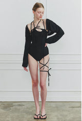 ORCHID SWIMSUIT black