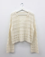 Peep Bohemian Punching Knit (2color)