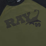 GT150 Ray Short Sleeve Rash Guard (OLIVE)