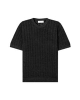 Weave Boucle Lace Round Knit