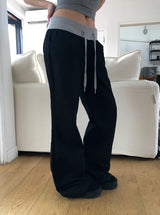 Conf color matching pocket bootcut pants