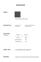WHISPER BOLERO charcoal