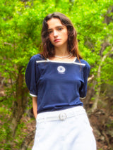 Sunflower Pipping Puff T-shirt (2colors)