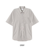 [Plan/1+1] Print Basic Short Sleeve Shirt