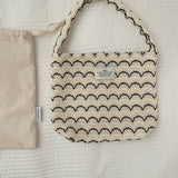 wave knit bag