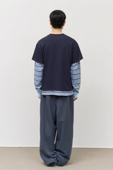 Omni Striped Layered Longsleeve