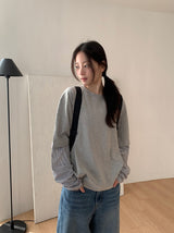[unisex]メパン ストライプ レイヤード ロングスリーブ ティー