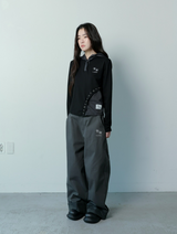 RICENE CAMO ROLL UP COTTON PANTS