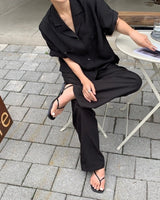 tancel blouse (black)