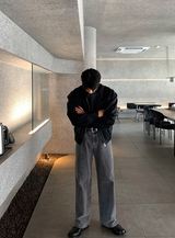 Bake Eco YKK Biker Leather Blouson Jacket