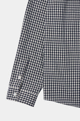 One Pocket Regular Check Shirt (Navy)