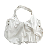 Dumpling Eyelet Shirring Shoulder Bag