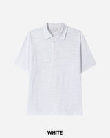 Koul Slub Collar Short Sleeve T