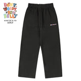 24FW ベリーコラージュロゴパンツ ブラック