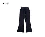Runho Banding Back Pocket Bootcut Pants