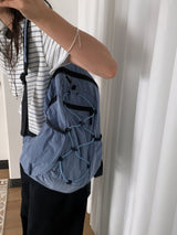 Modula Nylon Drawstring Backpack Large Hiking Bag 6 Colors